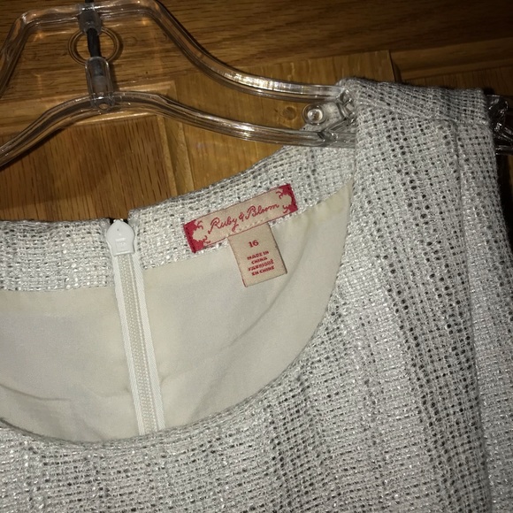 Ruby & bloom dress white silver very elegant - Picture 3 of 5